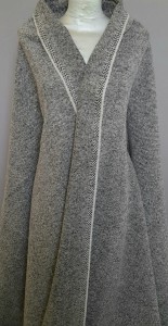 Wełna popielata tweed