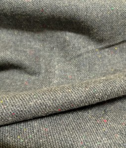 Wełna szara tweed