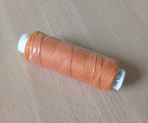 Lniane nici pomarańcz 50 m